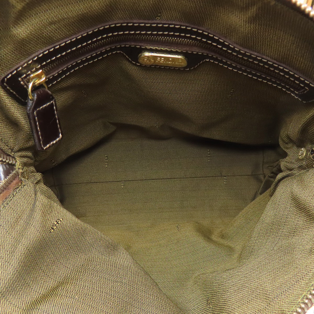 FENDI Handbag canvas Brown Zucca Pattern 2WAY