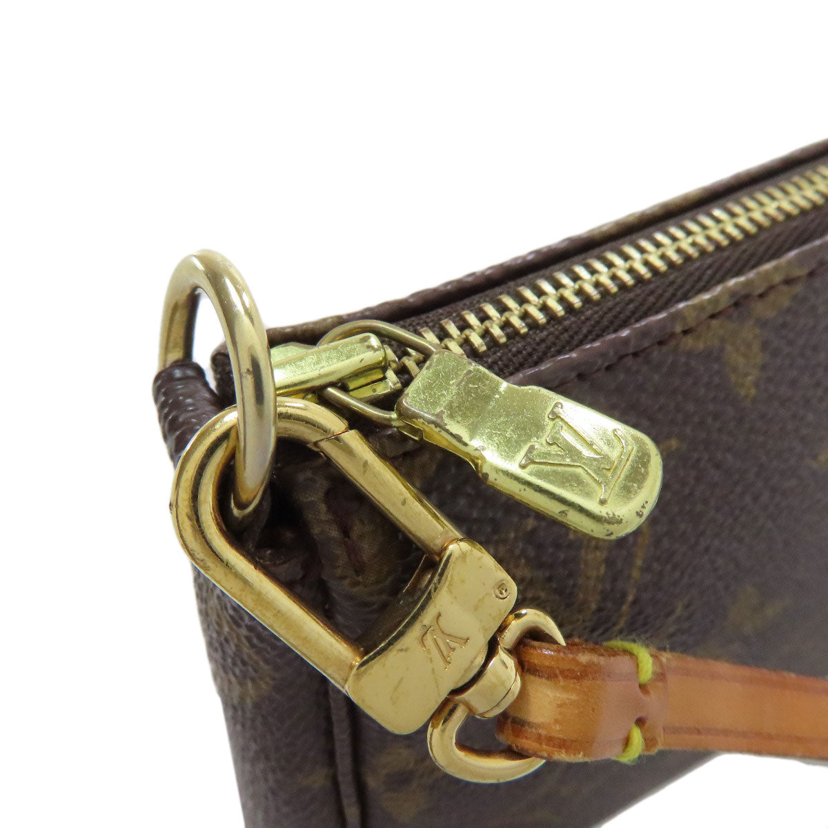 LOUIS VUITTON Accessory pouch M51980 Monogram canvas Brown Pochette Accessoar