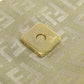 FENDI Handbag canvas beige Zucca Pattern