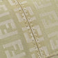 FENDI Handbag canvas beige Zucca Pattern