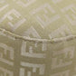 FENDI Handbag canvas beige Zucca Pattern