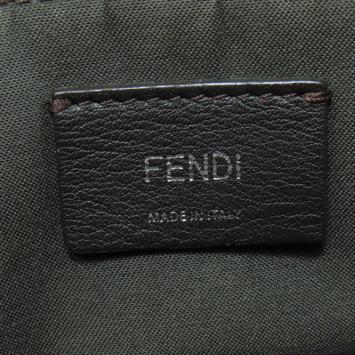 FENDI Handbag Calfskin Brown By the way 2WAY
