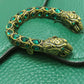 GUCCI Long Wallet Purse 401231 leather green Chain Wallet Dionysus