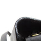 CELINE Shoulder Bag leather black one belt carriage Metal