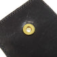 CELINE Shoulder Bag leather black one belt carriage Metal