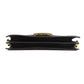 CELINE Shoulder Bag leather black one belt carriage Metal