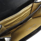 CELINE Shoulder Bag leather black one belt carriage Metal