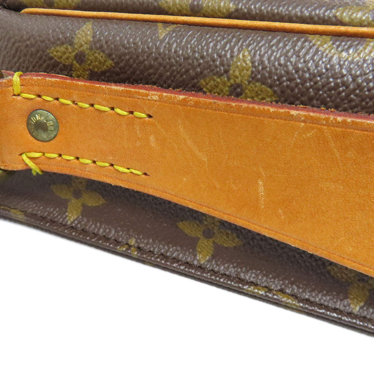 LOUIS VUITTON Shoulder Bag M51253 Monogram canvas Brown Cartouchiere22