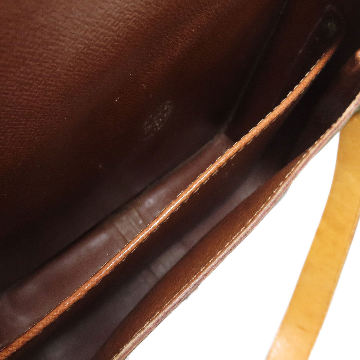 LOUIS VUITTON Shoulder Bag M51253 Monogram canvas Brown Cartouchiere22