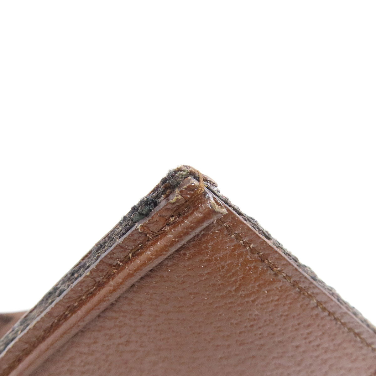 PRADA Tote Bag B11267 knit Brown logoMetal