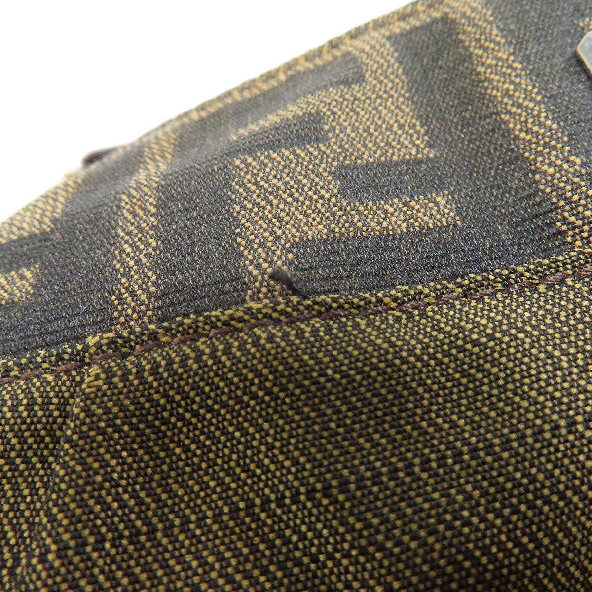 FENDI Tote Bag canvas Brown Zucca Pattern