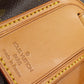 LOUIS VUITTON Tote Bag M41424 Monogram canvas Brown Keepall 55
