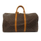 LOUIS VUITTON Tote Bag M41424 Monogram canvas Brown Keepall 55