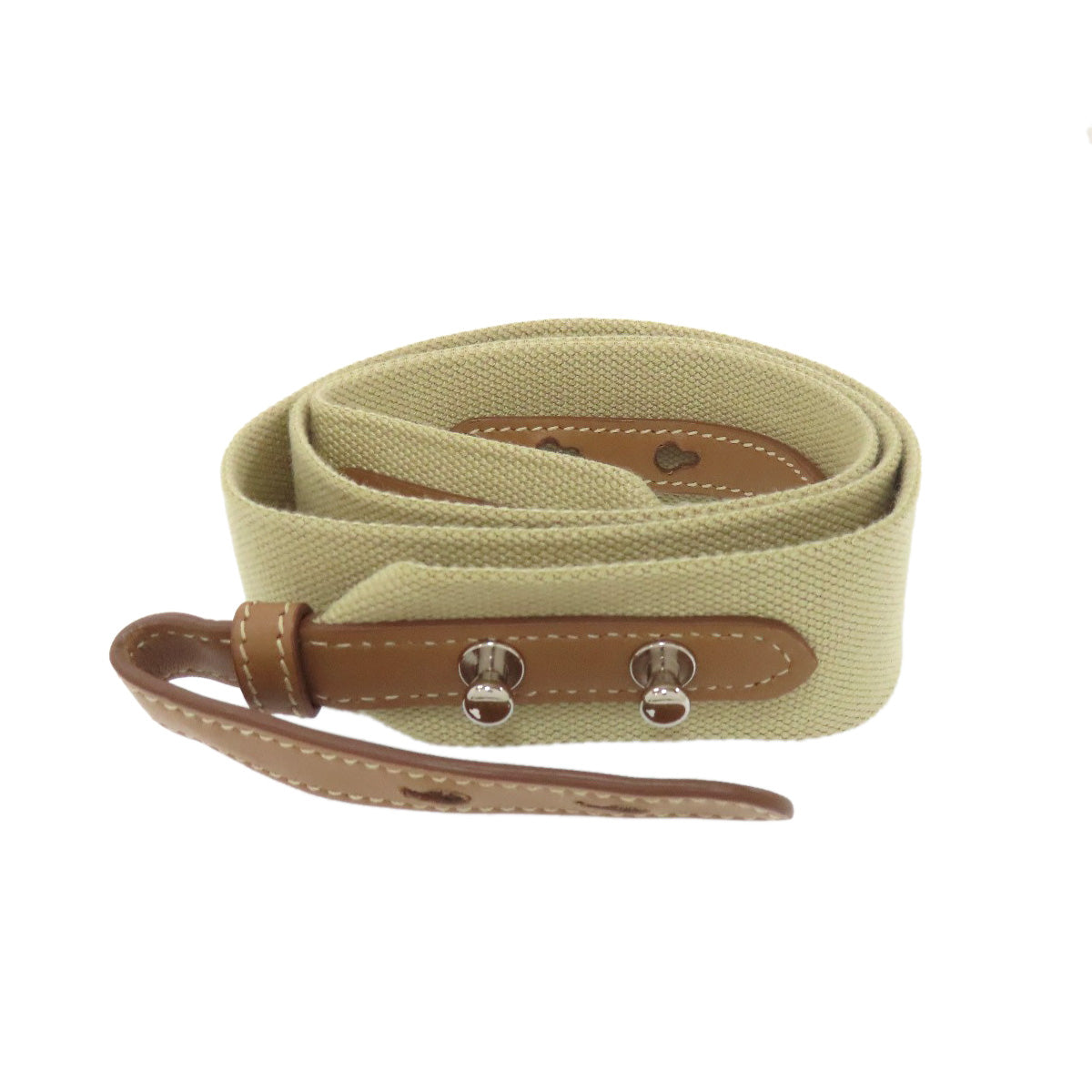 PRADA Handbag 1BG439 canvas beige Kanaplume 2WAY