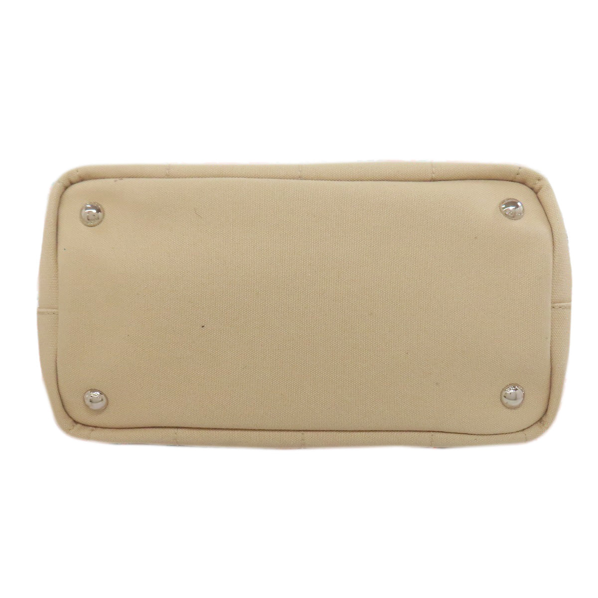 PRADA Handbag 1BG439 canvas beige Kanaplume 2WAY