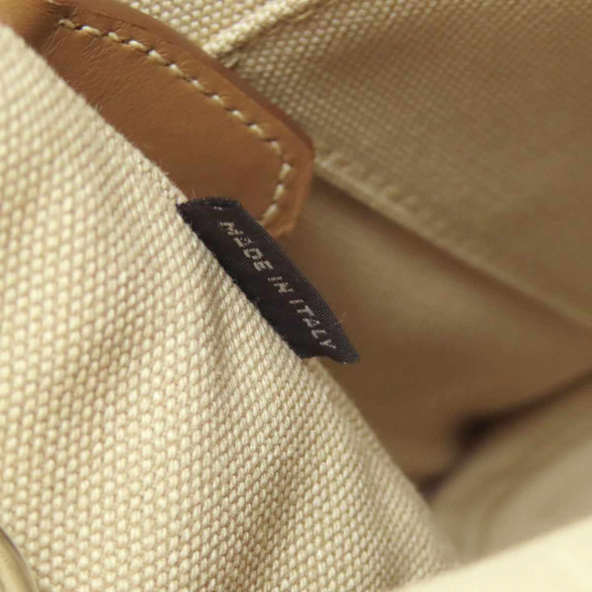PRADA Handbag 1BG439 canvas beige Kanaplume 2WAY