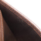 LOUIS VUITTON Long Wallet Purse N60028 Damier canvas Brown Zippy Compact Wallet