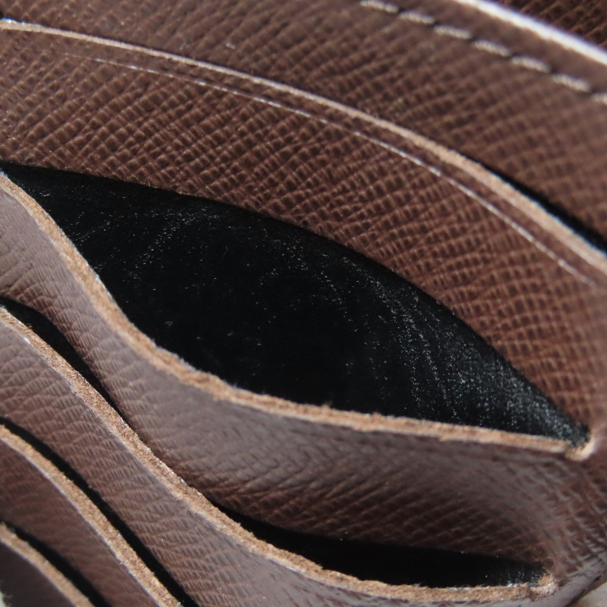 LOUIS VUITTON Long Wallet Purse N60028 Damier canvas Brown Zippy Compact Wallet