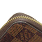 LOUIS VUITTON Long Wallet Purse N60028 Damier canvas Brown Zippy Compact Wallet