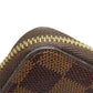 LOUIS VUITTON Long Wallet Purse N60028 Damier canvas Brown Zippy Compact Wallet