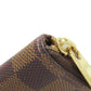 LOUIS VUITTON Long Wallet Purse N60028 Damier canvas Brown Zippy Compact Wallet