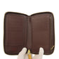 LOUIS VUITTON Long Wallet Purse N60028 Damier canvas Brown Zippy Compact Wallet