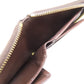 LOUIS VUITTON Long Wallet Purse N60028 Damier canvas Brown Zippy Compact Wallet