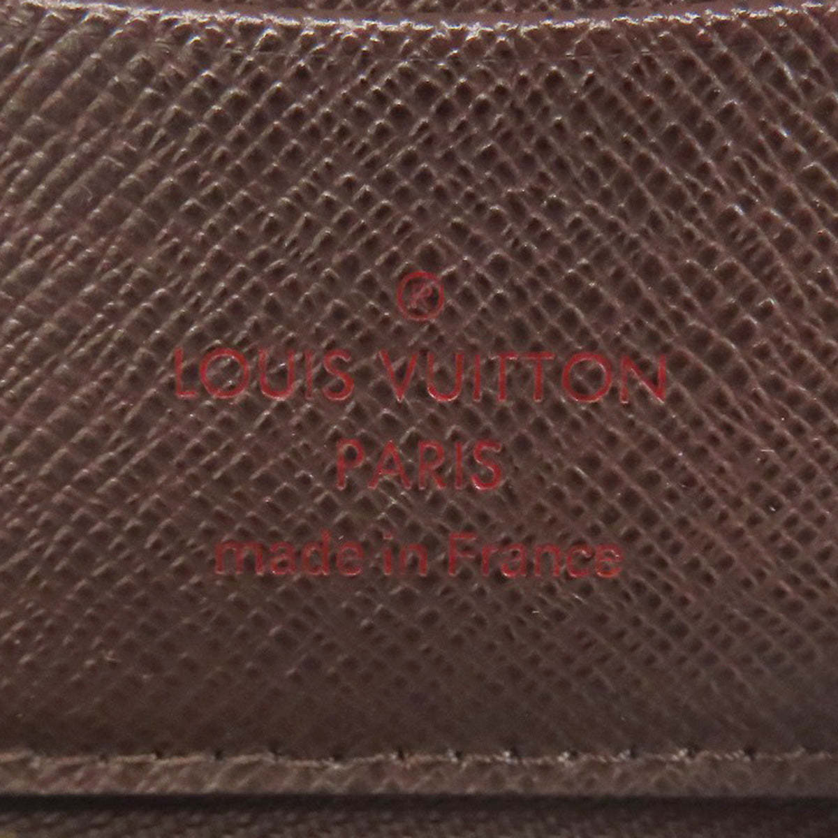 LOUIS VUITTON Long Wallet Purse N60028 Damier canvas Brown Zippy Compact Wallet