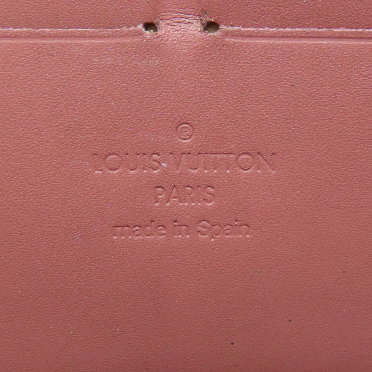 LOUIS VUITTON Long Wallet Purse M90020 Vernis pink Zippy Wallet (formerly Ikat Flower)