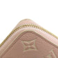 LOUIS VUITTON Long Wallet Purse M81279 Ann Platt pink Zippy wallet