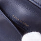 CHANEL Bifold Wallet lambskin Navy Tri-fold Wallet Compact Wallet COCO Mark