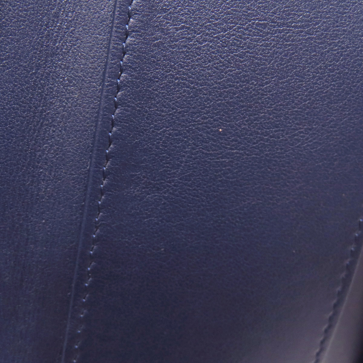 CHANEL Bifold Wallet lambskin Navy Tri-fold Wallet Compact Wallet COCO Mark