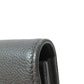 CHANEL Long Wallet Purse Grained Calfskin Skin gray COCO Mark