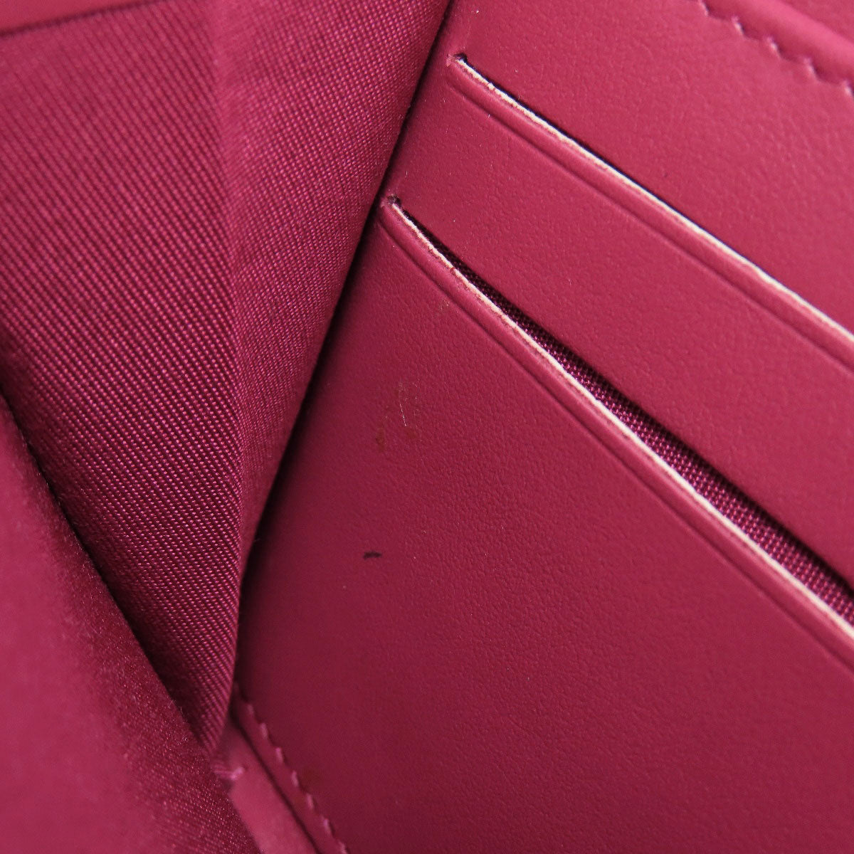 CHANEL Long Wallet Purse Calfskin pink Camellia COCO Mark SilverMetal