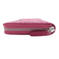CHANEL Long Wallet Purse Calfskin pink Camellia COCO Mark SilverMetal