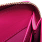 CHANEL Long Wallet Purse Grained Calfskin Skin pink Matelasse COCO Mark SilverMetal