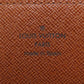 LOUIS VUITTON Long Wallet Purse Monogram canvas Brown Porto Cult Credit