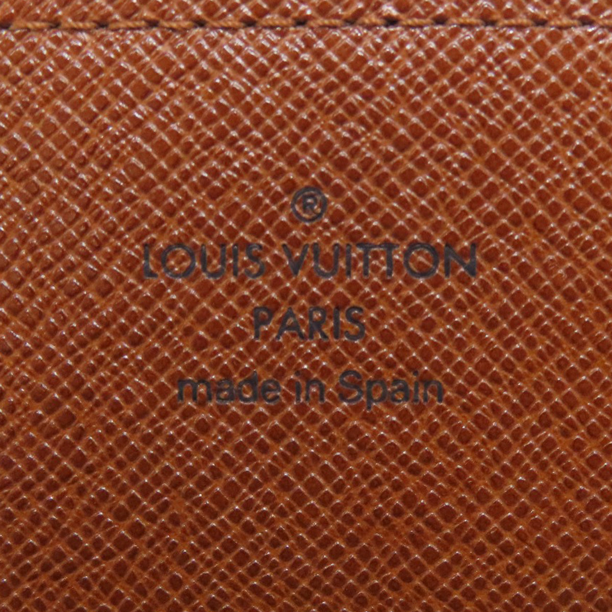 LOUIS VUITTON Long Wallet Purse Monogram canvas Brown Porto Cult Credit
