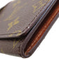 LOUIS VUITTON Long Wallet Purse Monogram canvas Brown Porto Cult Credit