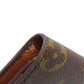 LOUIS VUITTON Long Wallet Purse Monogram canvas Brown Porto Cult Credit