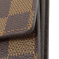 LOUIS VUITTON Long Wallet Purse N61734 Damier canvas Brown Portefeuille Sala (formerly)
