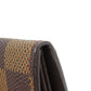 LOUIS VUITTON Long Wallet Purse N61734 Damier canvas Brown Portefeuille Sala (formerly)