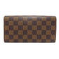 LOUIS VUITTON Long Wallet Purse N61734 Damier canvas Brown Portefeuille Sala (formerly)