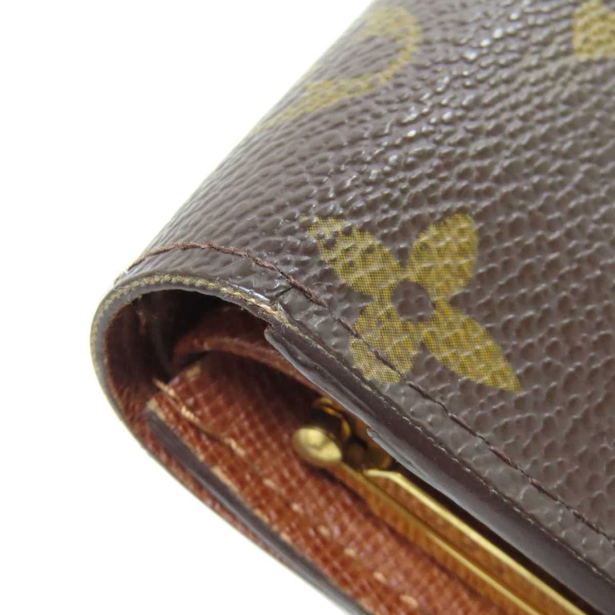 LOUIS VUITTON Bifold Wallet M61663 Monogram canvas Brown PortomonÃ© Vienova