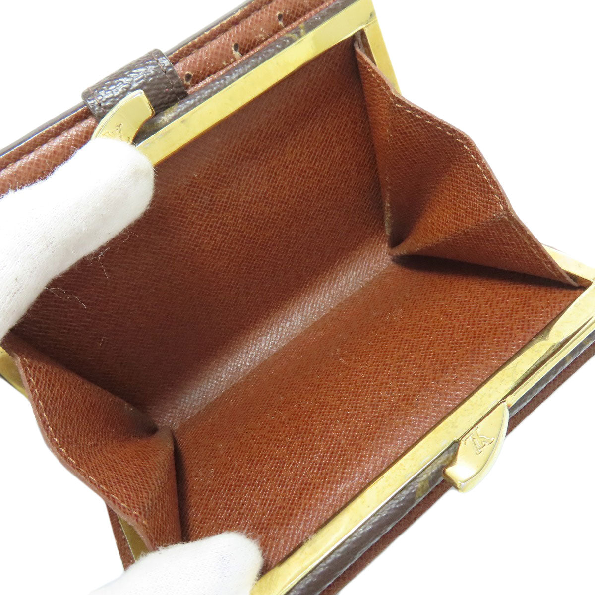 LOUIS VUITTON Bifold Wallet M61663 Monogram canvas Brown PortomonÃ© Vienova