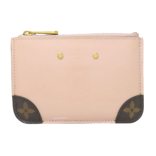 LOUIS VUITTON Coin case M63855 Vernis pink Porto cult · Simple