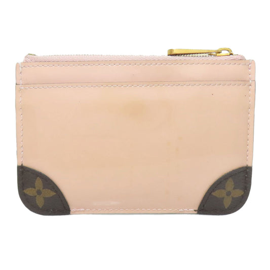 LOUIS VUITTON Coin case M63855 Vernis pink Porto cult · Simple