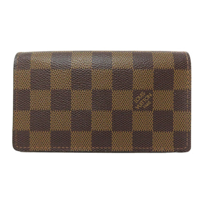 LOUIS VUITTON Bifold Wallet N61736 Damier canvas Brown Portefeuille Tresol