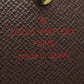 LOUIS VUITTON Bifold Wallet N61736 Damier canvas Brown Portefeuille Tresol