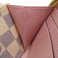 LOUIS VUITTON Long Wallet Purse N61264 Damier canvas white Portefeuille Clemence